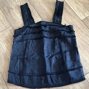 J. CREW, Blusa para mujer, Talla 00, Color azul.